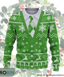 VfL Wolfsburg Bundesliga Team Ugly Christmas Sweater