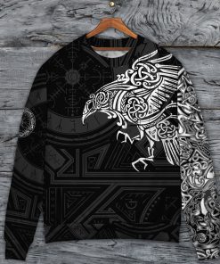 Viking Valhalla The Ravens Sweater Christmas Ugly Sweater, Sweatshirt
