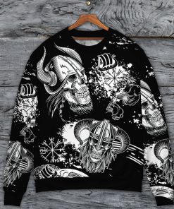 Viking Victory Life Black Style Sweater Christmas Ugly Sweater, Sweatshirt