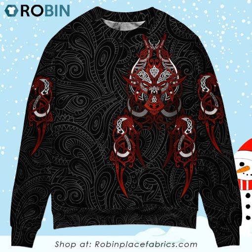Viking Victory Life Style Cool Pattern Sweater Christmas Ugly Sweater, Sweatshirt