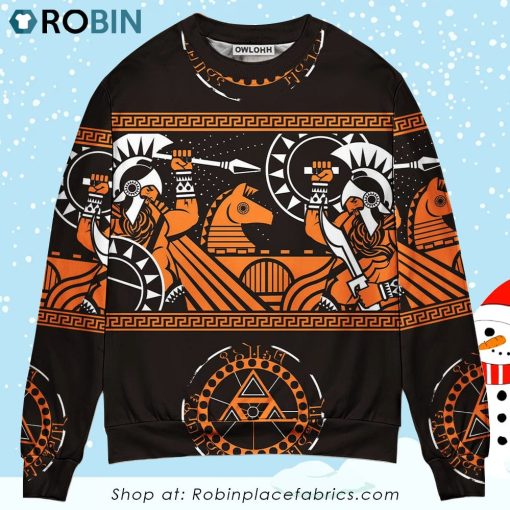 Warrior Spartan Warriors So Nice Christmas Ugly Sweater, Sweatshirt