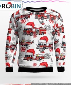 Wyckoff Fire Department, Wyckoff, NJ Christmas AOP Ugly Sweater