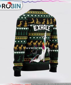 Yoga Unicorn Ugly Christmas Sweater Yoga Unicorn Ugly Christmas Sweater