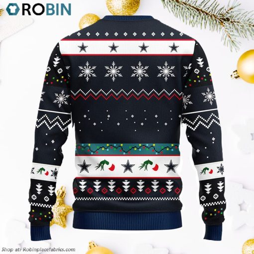 Dallas Cowboys 12 Grinch Xmas Day Ugly Christmas Sweater, Christmas Gifts Ideas