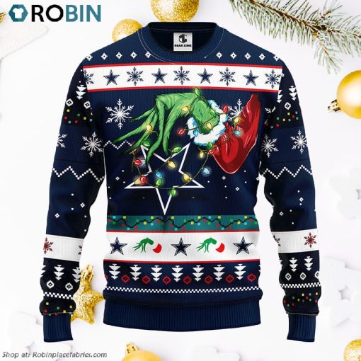 Dallas Cowboys Grinch Ugly Christmas Sweater, Christmas Gifts Ideas