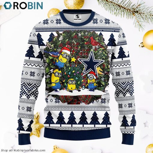 Dallas Cowboys Minion Ugly Christmas Sweater