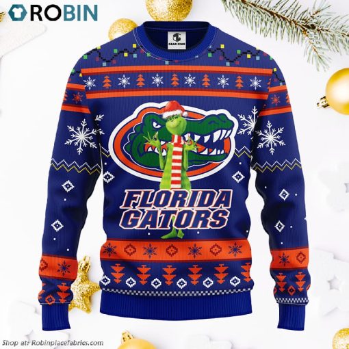 Florida Gators Funny Grinch Ugly Christmas Sweater, Christmas Gifts Ideas