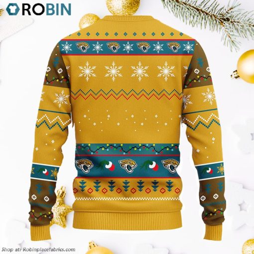 Jacksonville Jaguars 12 Grinch Xmas Day Ugly Christmas Sweater, Christmas Gifts Ideas
