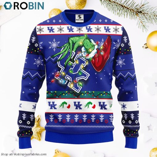 Kentucky Wildcats Grinch Ugly Christmas Sweater, Christmas Gifts Ideas