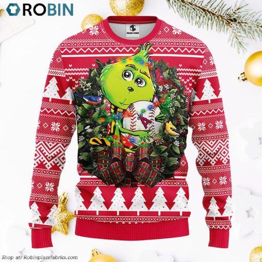 Los Angeles Angels Grinch Hug Ugly Christmas Sweater, Christmas Gifts Ideas