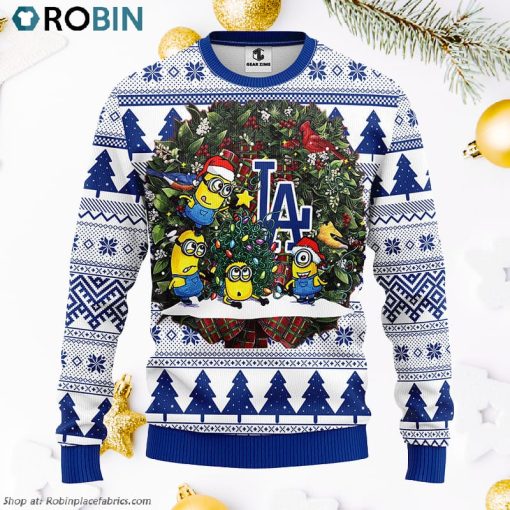 Los Angeles Dodgers Minion Ugly Christmas Sweater