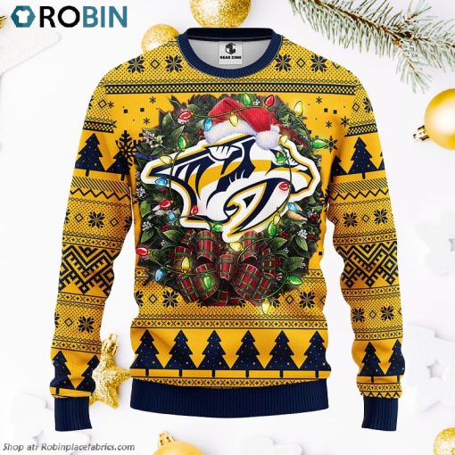 Nashville Predators Ugly Christmas Sweater