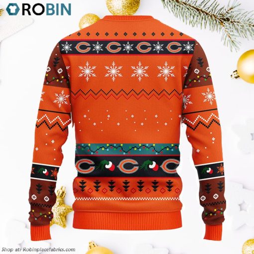 Chicago Bears 12 Grinch Xmas Day Ugly Christmas Sweater, Christmas Gifts Ideas