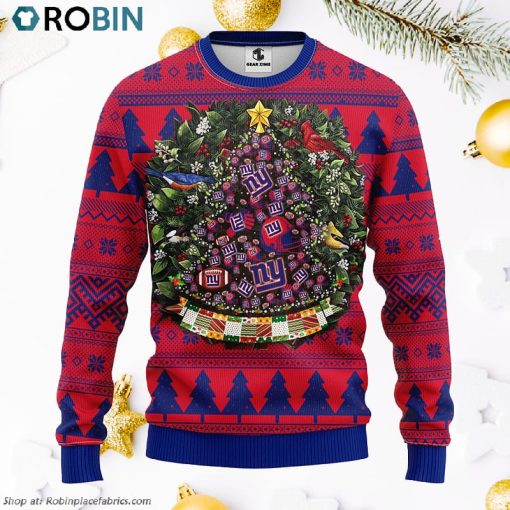 New York Giants Tree Ball Ugly Christmas Sweater, Christmas Gifts Ideas