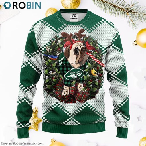 New York Jets Pub Dog Ugly Christmas Sweater, Christmas Gifts Ideas