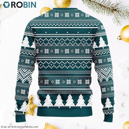 Philadelphia Eagles Tree Ugly Christmas Fleece Sweater, Christmas Gifts Ideas