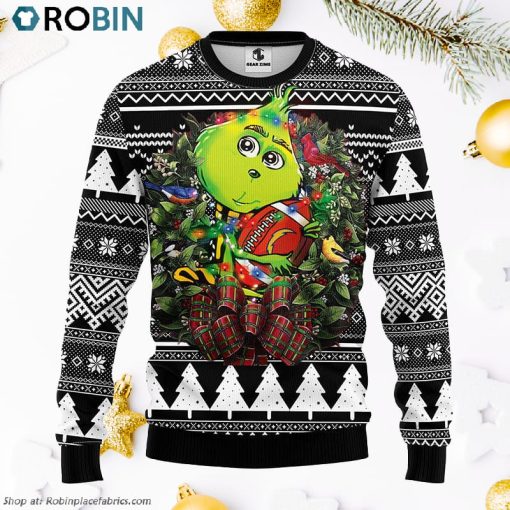 San Diego Chargers Grinch Hug Ugly Christmas Sweater