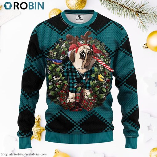 San Jose Sharks Pub Dog Ugly Christmas Sweater