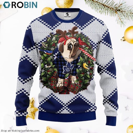 Toronto Maple Leafs Pub Dog Ugly Christmas Sweater, Christmas Gifts Ideas