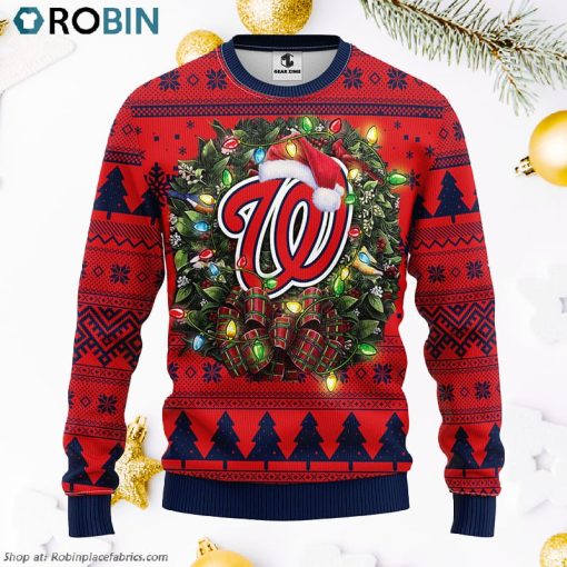 Washington Nationals Ugly Christmas Sweater, Christmas Gifts Ideas