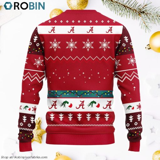 Alabama Crimson Tide 12 Grinch Xmas Day Ugly Christmas Sweater, Christmas Gifts Ideas