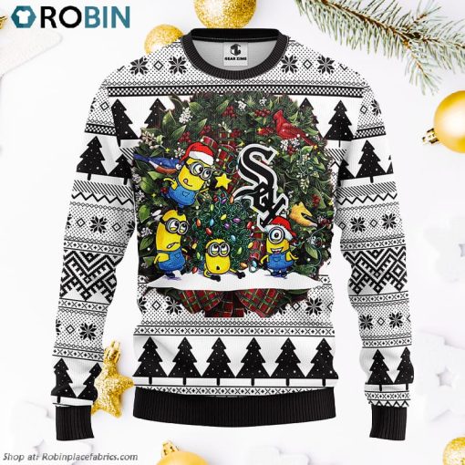 Chicago White Sox Minion Ugly Christmas Sweater