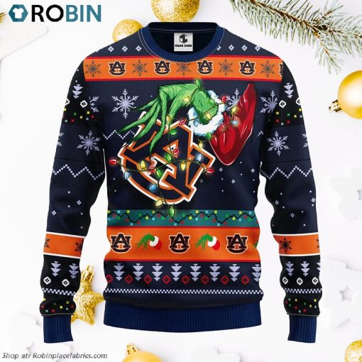Auburn Tigers Grinch Ugly Christmas Sweater, Christmas Gifts Ideas