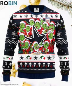 Dallas Cowboys 12 Grinch Xmas Day Ugly Christmas Sweater, Christmas Gifts Ideas