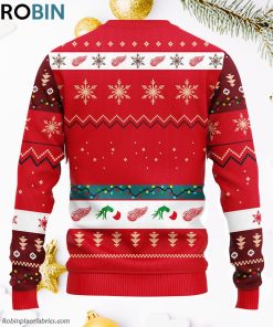 Detroit Red Wings Grinch Ugly Christmas Sweater