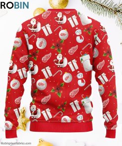 Detroit Red Wings Santa Claus Snowman Ugly Christmas Sweater, Christmas Gifts Ideas