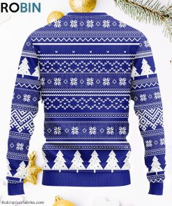 Duke Blue Devils Tree Ugly Christmas Fleece Sweater