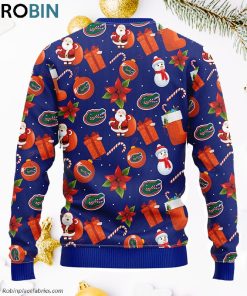 Florida Gators Santa Claus Snowman Ugly Christmas Sweater Florida Gators Santa Claus Snowman Ugly Christmas Sweater
