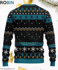 Jacksonville Jaguars Dabbing Santa Claus Ugly Christmas Sweater