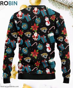 Jacksonville Jaguars Santa Claus Snowman Ugly Christmas Sweater, Christmas Gifts Ideas