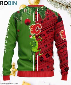 Calgary Flames Grinch & Scooby-doo Ugly Christmas Sweater, Christmas Gifts Ideas