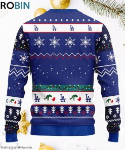 Los Angeles Dodgers 12 Grinch Xmas Day Ugly Christmas Sweater, Christmas Gifts Ideas