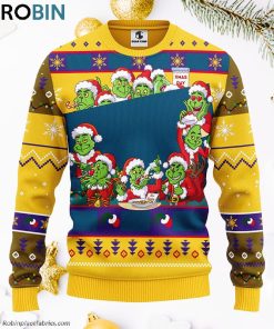Miami Dolphins 12 Grinch Xmas Day Ugly Christmas Sweater, Christmas Gifts Ideas