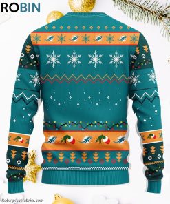 Miami Dolphins Grinch Ugly Christmas Sweater, Christmas Gifts Ideas