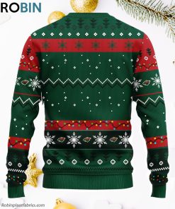 Minnesota Wild Dabbing Santa Claus Ugly Christmas Sweater, Christmas Gifts Ideas Minnesota Wild Dabbing Santa Claus Ugly Christmas Sweater, Christmas Gifts Ideas