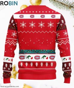 Montreal Canadians 12 Grinch Xmas Day Ugly Christmas Sweater, Christmas Gifts Ideas