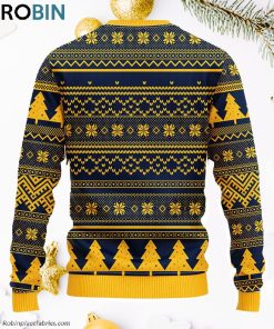 Nashville Predators Tree Ugly Christmas Fleece Sweater