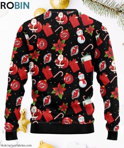 New Jersey Devils Santa Claus Snowman Ugly Christmas Sweater, Christmas Gifts Ideas