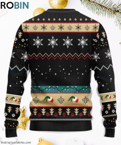 New Orleans Saints Grinch Ugly Christmas Sweater, Christmas Gifts Ideas New Orleans Saints Grinch Ugly Christmas Sweater, Christmas Gifts Ideas
