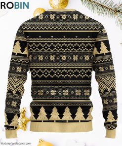 New Orleans Saints Skull Flower Ugly Christmas Sweater, Christmas Gifts Ideas