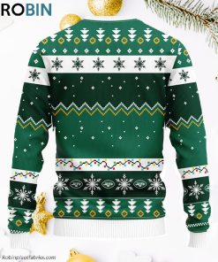 New York Jets Dabbing Santa Claus Ugly Christmas Sweater New York Jets Dabbing Santa Claus Ugly Christmas Sweater