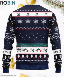 New York Yankees 12 Grinch Xmas Day Ugly Christmas Sweater, Christmas Gifts Ideas