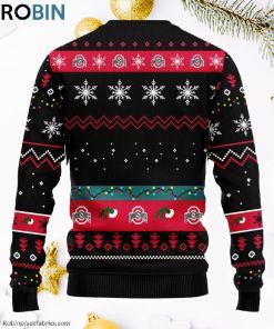 Ohio State Buckeyes 12 Grinch Xmas Day Ugly Christmas Sweater, Christmas Gifts Ideas