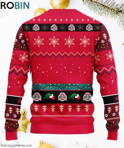 Ohio State Buckeyes Grinch Ugly Christmas Sweater
