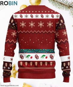 Oklahoma Sooners Grinch Ugly Christmas Sweater Oklahoma Sooners Grinch Ugly Christmas Sweater