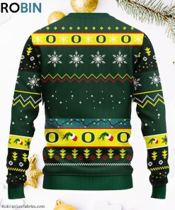 Oregon Ducks 12 Grinch Xmas Day Ugly Christmas Sweater, Christmas Gifts Ideas
